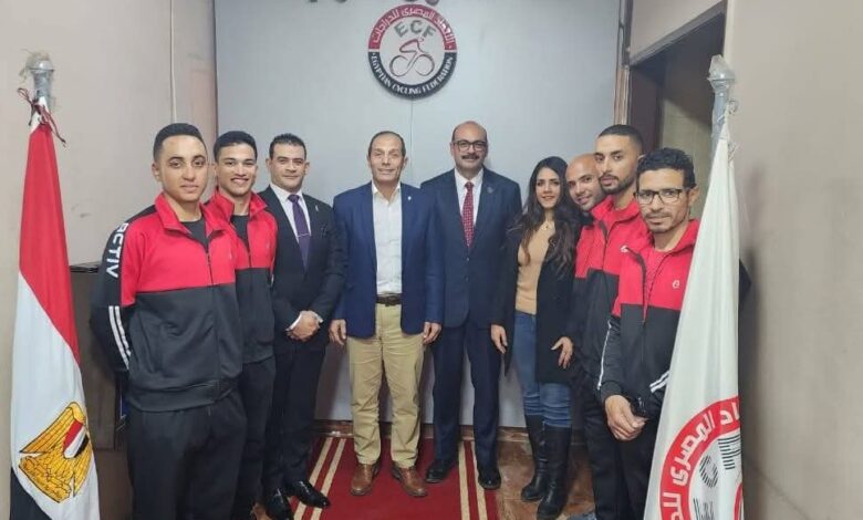 اتحاد الدراجات يودّع بعثة المنتخب القومي قبل مشاركتها في طواف الشارقة الدولي
