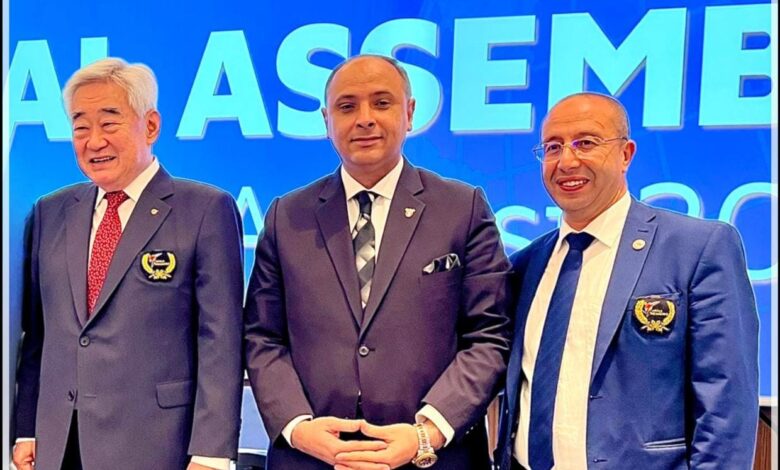 محمد مصطفى نائبًا لرئيس اتحاد البحر المتوسط للتايكوندو