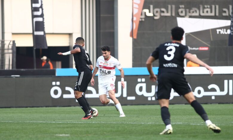 التعادل الإيجابي يحسم الشوط الأول بين الزمالك والجونة