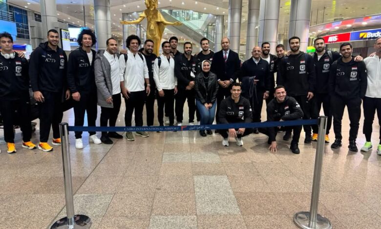 وزارة الشباب والرياضة تستقبل بعثة منتخب مصر لكرة اليد