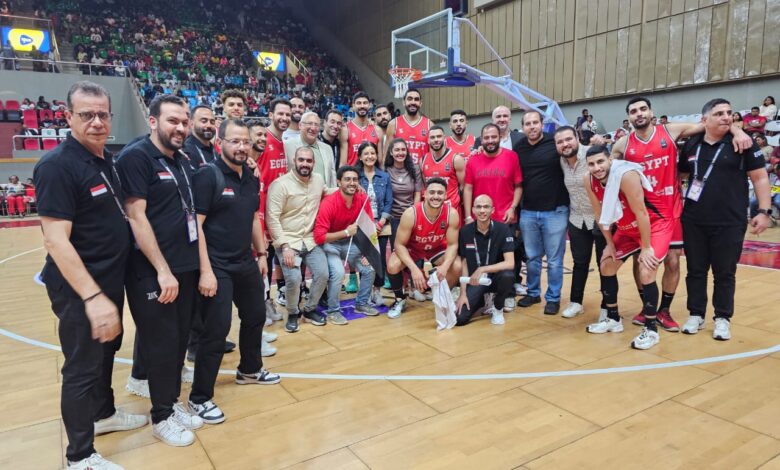 منتخب مصر لكرة السلة يفوز على إفريقيا الوسطى في تصفيات "أفروباسكت"
