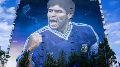 الأسطورة الأرجنتينية دييجو أرماندو مارادونا