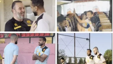 وصول كهربا لمعسكر القادسية الكويتي