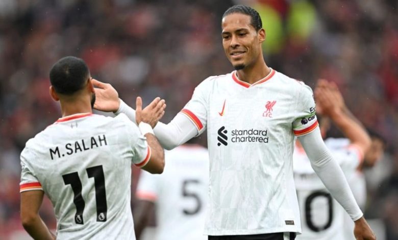 فان دايك يكشف موقف محمد صلاح مع ليفربول