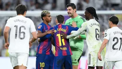 معلقو مباراة برشلونة وريال مدريد في نهائي كأس السوبر الإسباني