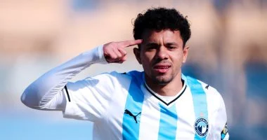 هدف محمود زلاكا أمام حرس الحدود في الدوري المصري