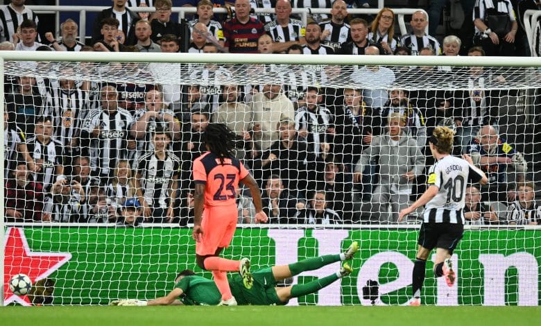 مباراة برشلونة ونيوكاسل يونايتد