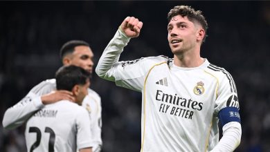 فالفيردي يتألق مع ريال مدريد ويقترب من تحطيم رقمه القياسي