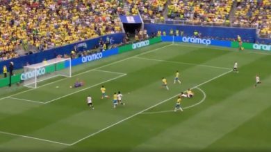 هدف اليابان ضد البرازيل