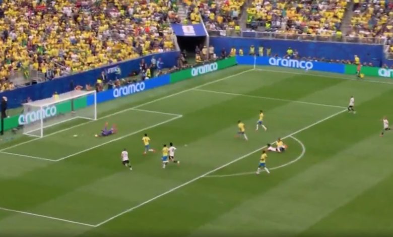 هدف اليابان ضد البرازيل