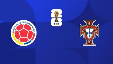موعد مباراة البرتغال وكولومبيا