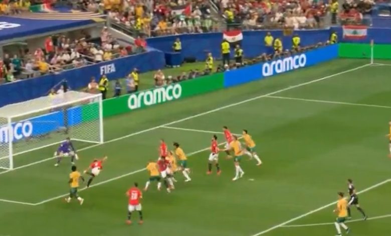 هدف مصر وإمام عاشور الأول ضد أستراليا
